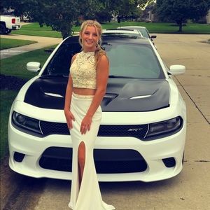 Two piece hoco/prom dress